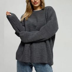 3Pcs Womens Casual Loose Knit Pullover