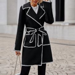 3Pcs Womens Autumn and Winter Fashion Coat