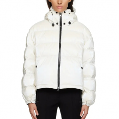 Womens Quilted Glossy Windproof Down Jacket