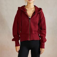 3Pcs Womens Bubble Sleeve Running Yoga Exercise Jacket